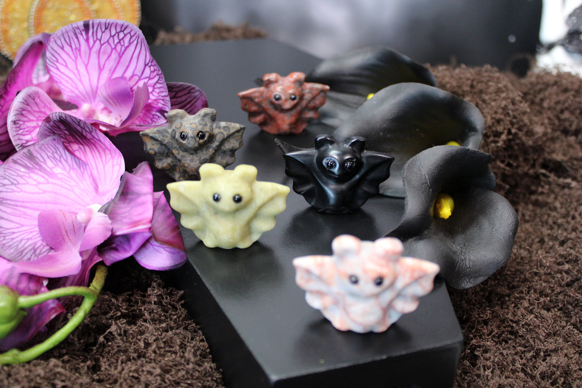Crystal Bat – Choose Your Stone | Enchanted Forest Selection