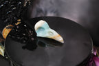 Caribbean Calcite Raven Skull – Choose Your Exact Piece