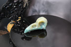 Caribbean Calcite Raven Skull – Choose Your Exact Piece
