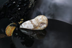 Flower Agate Raven Skull – Choose Your Exact Piece