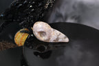 Flower Agate Raven Skull – Choose Your Exact Piece