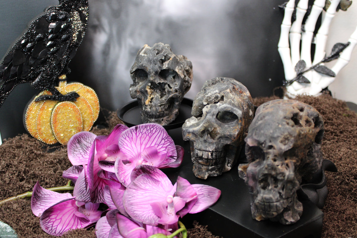Fluorite Skulls, You Choose – UV Reactive