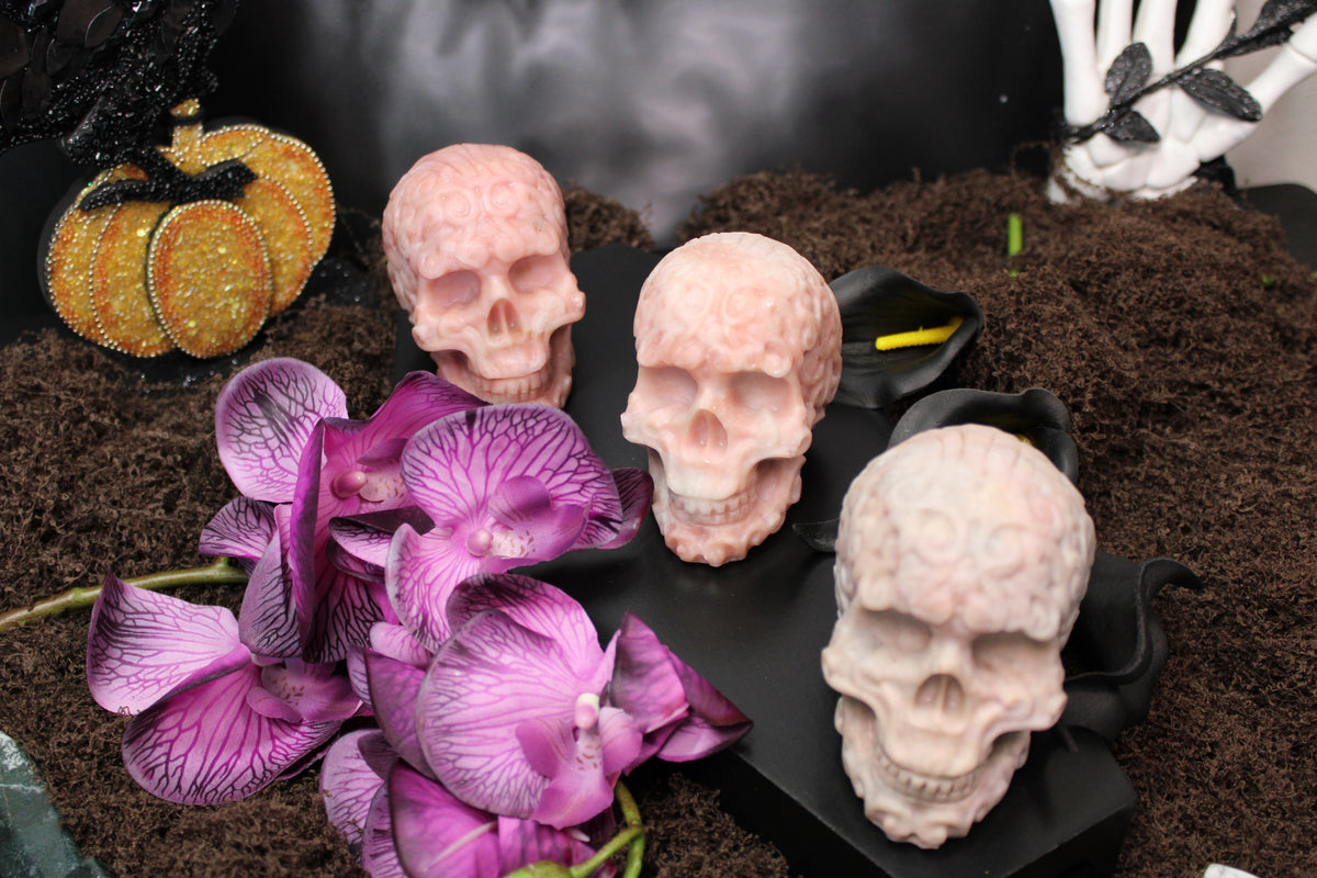 Pink Opal Skull – Choose Your Piece