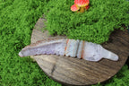 Amethyst & Banded Agate Feather – One of a Kind
