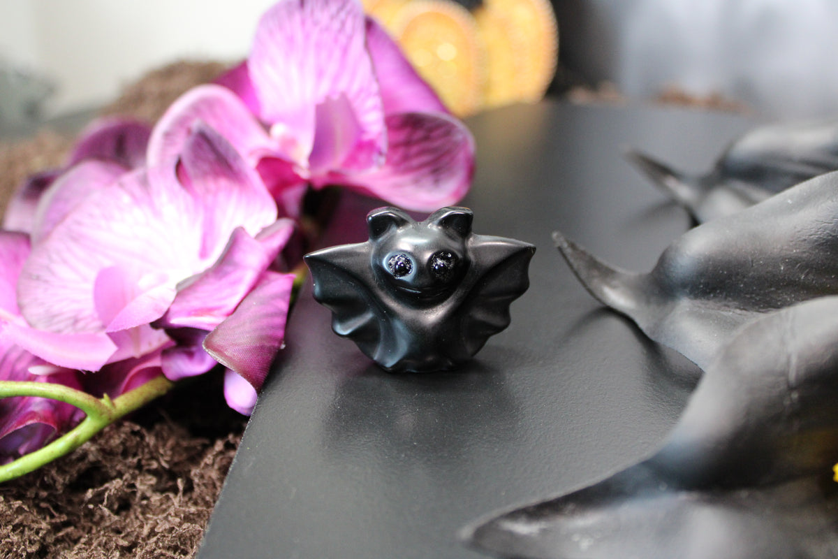 Crystal Bat – Choose Your Stone | Enchanted Forest Selection