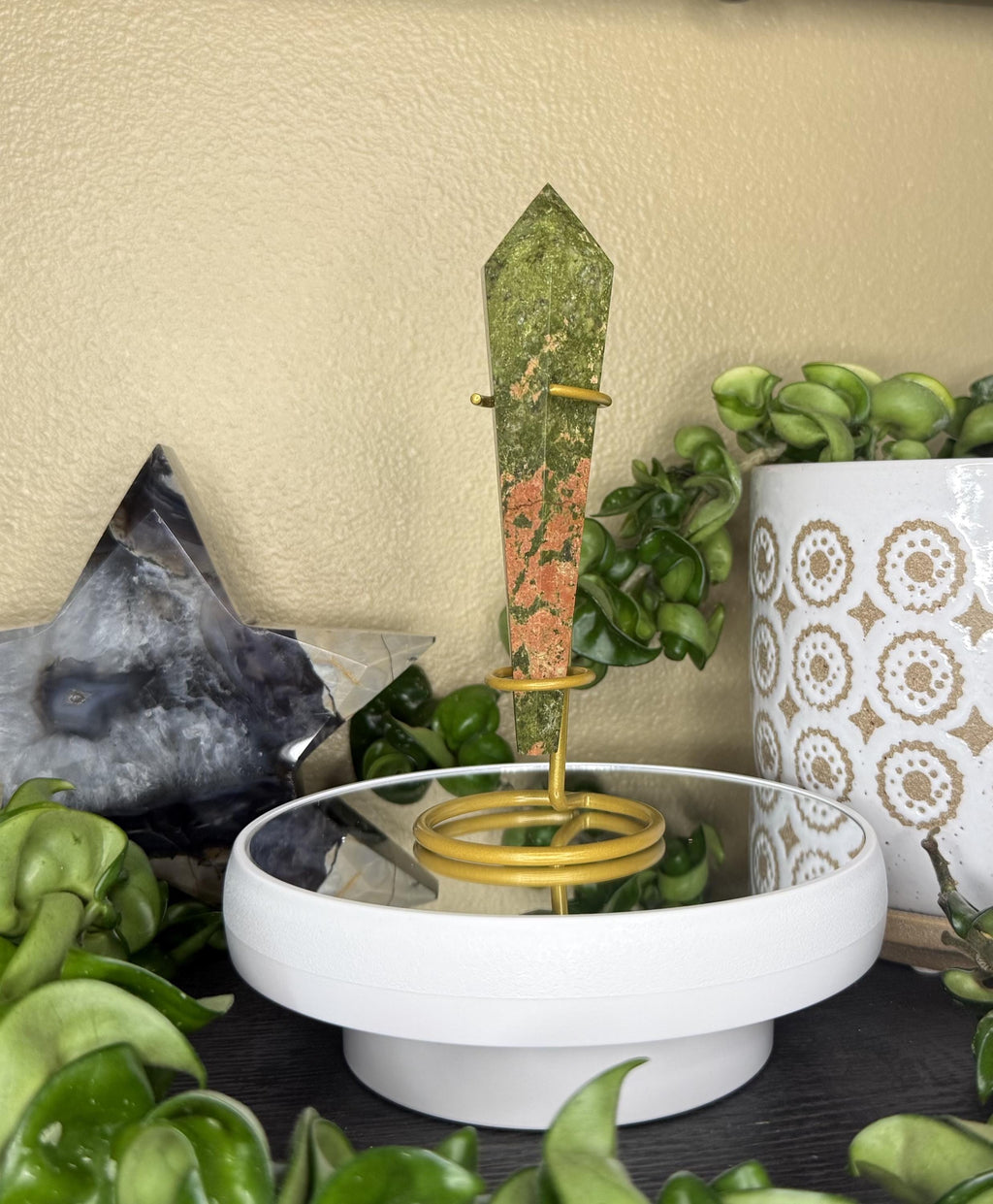 Unakite Wand