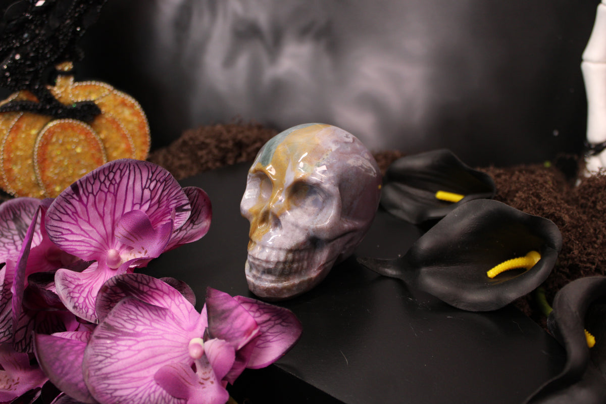 Ocean Jasper Skull – Choose Your Piece