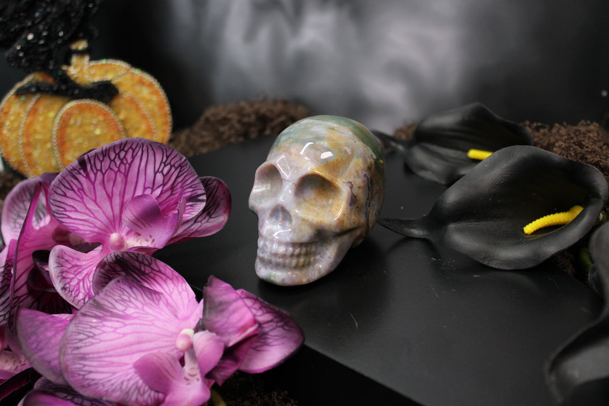 Ocean Jasper Skull – Choose Your Piece