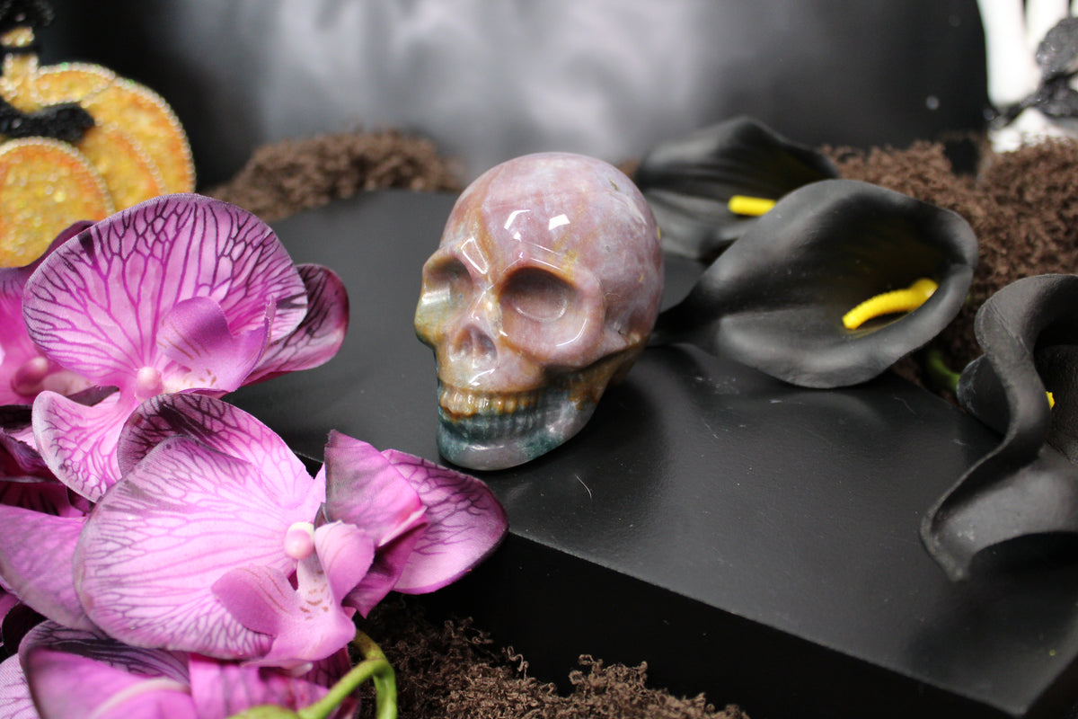 Ocean Jasper Skull – Choose Your Piece