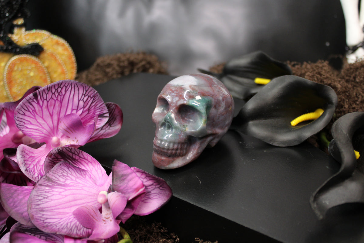 Ocean Jasper Skull – Choose Your Piece