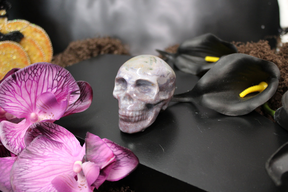 Ocean Jasper Skull – Choose Your Piece