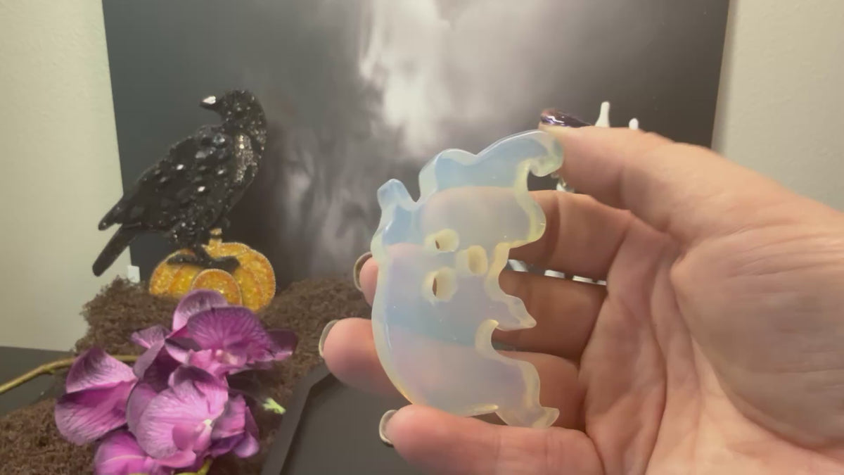 Howlite & Opalite Crystal Ghosts