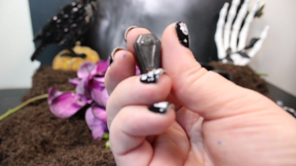 Silver Obsidian Coffin – Enchanted Forest Selection