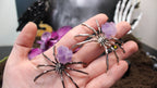 Crystal Spider – Choose Your Stone & Metal | Enchanted Forest Selection